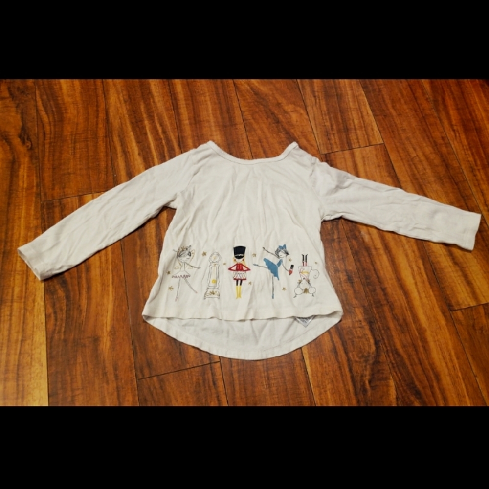 Baby Gap 4 years 4t girls Nutcracker long sleeve shirt
